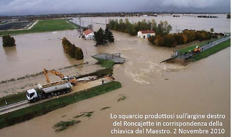 &ldquo;Una rottura degli argini come nel 2010 a Roncajette si pu&ograve; ripetere&rdquo;