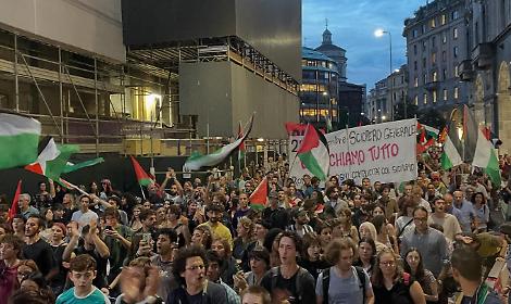manifestazioni per la Palestina