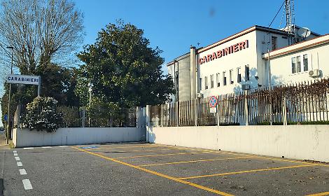 Il comando dei Carabinieri di Adria