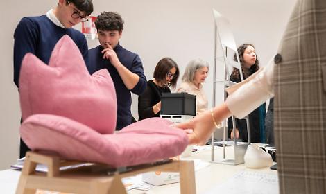 L'esposizione dei progetti di laurea