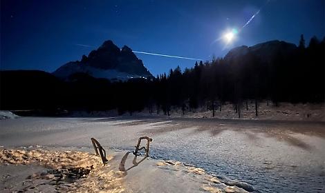 Notte sulle Tre Cime di Lavaredo