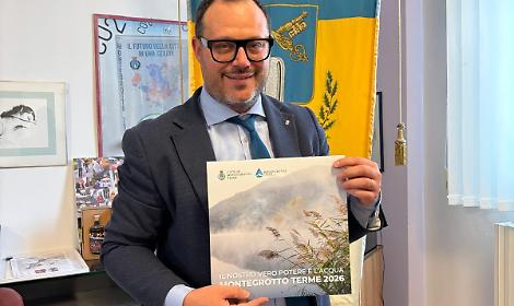 Montegrotto Terme 2026: il calendario celebra l&rsquo;acqua, tesoro della citt&agrave;