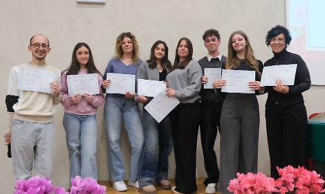 Gli studenti premiati