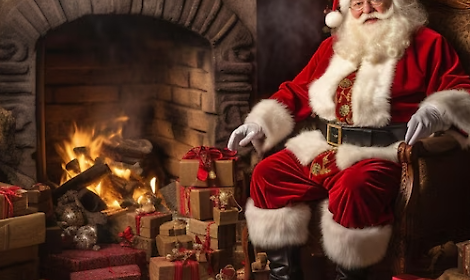 Babbo Natale e il camino: la leggenda del dono che scende dal focolare