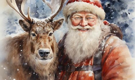 Le renne di Babbo Natale: storia, leggende e curiosit&agrave; di un mito che viene dal Nord