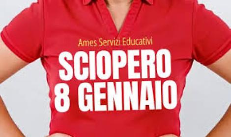 Locandina dello sciopero