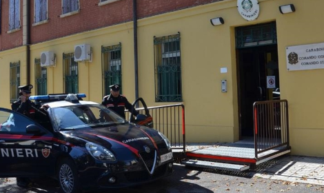 La stazione dei Carabinieri di Castelmassa