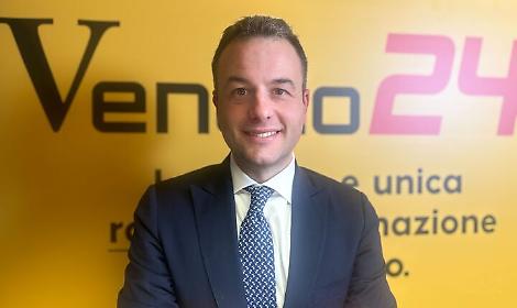 Simone Venturini nello studio di Veneto24