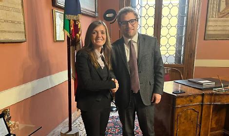 Giacomo Possamai con Paola Roma