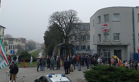 Manifestazione alla Berco
