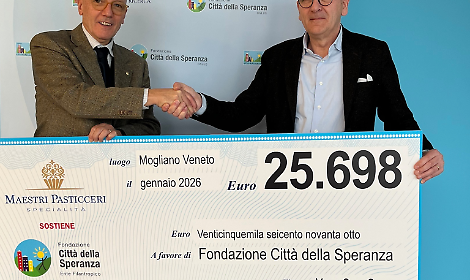 Padova, il Gruppo Vega sostiene ancora Citt&agrave; della Speranza: raccolti oltre 25.000 euro