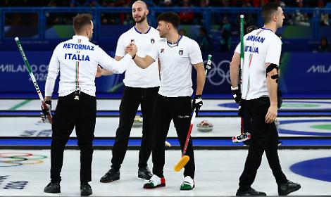 I festeggiamenti dopo la vittoria di ieri