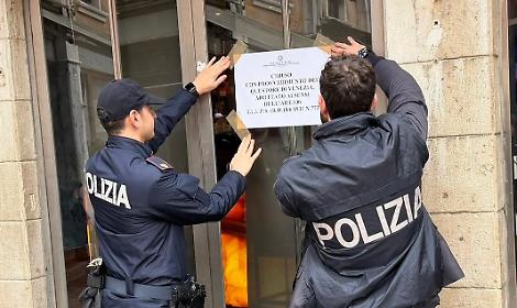 La chiusura del locale