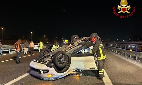 Incidente sull&rsquo;A4 a Verona, due feriti