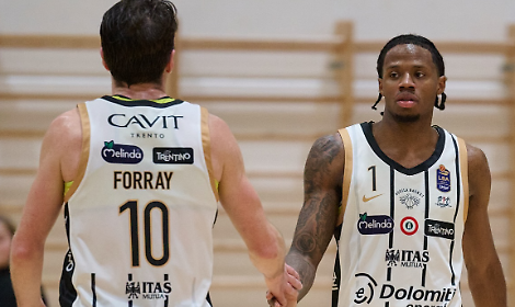 Trento rimonta Treviso: 103-95 al termine di una sfida combattuta