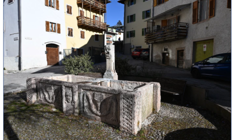La fontana della chiesa di Sopramonte