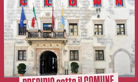 L'annuncio del presidio