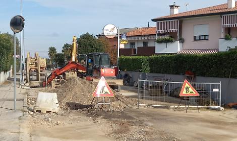 Lavori su via Castellana (foto d'archivio)
