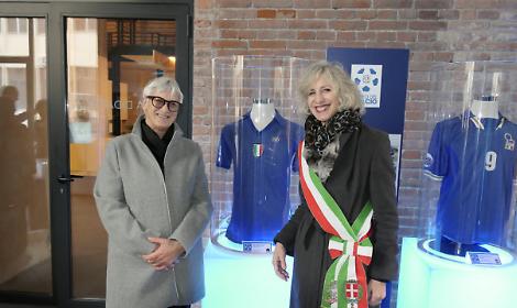 La Basilica Palladiana di Vicenza ospita &ldquo;Sfumature d&rsquo;Azzurro&rdquo;: la storia del calcio italiano in mostra