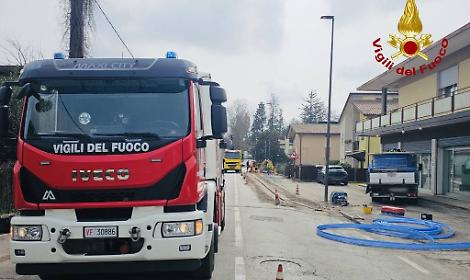 Treviso, fuga di gas in Strada di San Pelaio: strada chiusa e zona messa in sicurezza