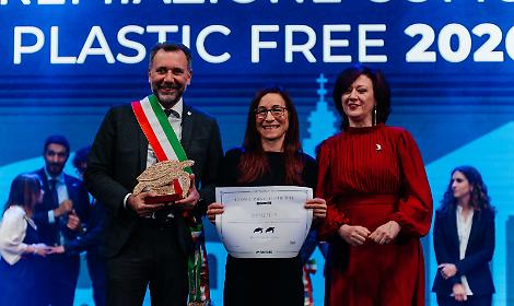 Il sindaco Pierobon alla premiazione avvenuta il 15 marzo a Roma