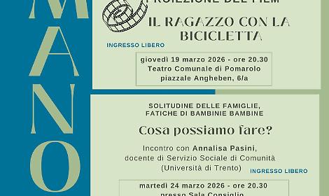 In Vallagarina parte il progetto &ldquo;Diamoci una mano&rdquo;: sensibilizzazione sull&rsquo;accoglienza familiare