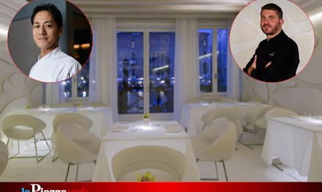 Gli chef Taro Simosaka e Giancarlo Bellino