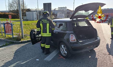 Incidente sulla Postumia, tre veicoli coinvolti: un ferito grave e traffico paralizzato
