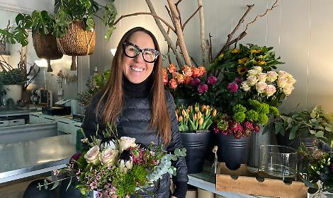 Daniela Beggio, titolare della fioreria di via San Marco a Padova