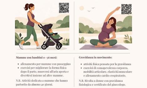 &ldquo;Mamma in movimento&rdquo; e &ldquo;Gravidanza in movimento&rdquo;