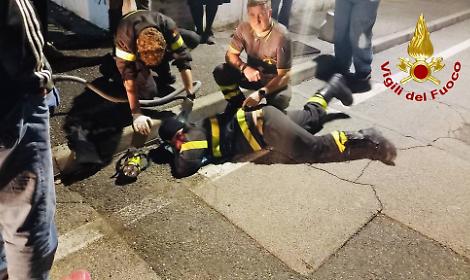 Fontanelle: gattino salvato dai Vigili del Fuoco dopo un&rsquo;avventura nel pozzetto