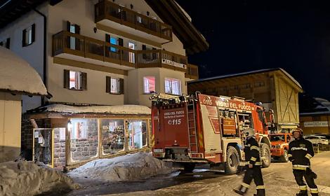 Foto dell'intervento dei Vigili del Fuoco