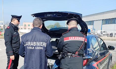 Treviso: 5 aziende sospese e 3 lavoratori in nero individuati