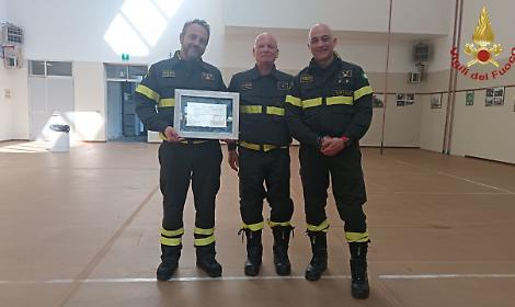 Foto della cerimonia di pensionamento