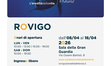 Rovigo ospita &ldquo;L&rsquo;eredit&agrave; della vita&rdquo;: una mostra per riflettere sulla crisi climatica