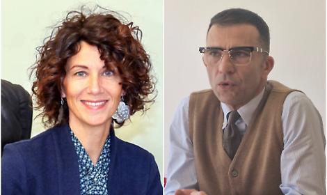 A sinistra Francesca Gerosa, a destra Stefano Meo