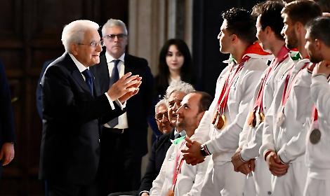 Foto della cerimonia, credits Andrea Masini per il CONI