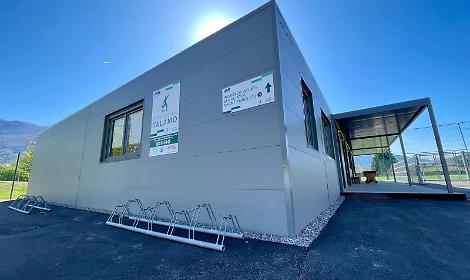 Campo Talamo, inaugurata la nuova palazzina multiservizi: pi&ugrave; spazi per Virtus Calcio e arbitri di Trento