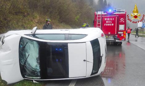 Incidente a La Valle Agordina, un ferito dopo lo scontro tra due auto