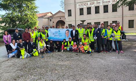 I volontari a San Polo di Piave