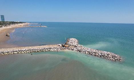 Jesolo Pineta, scudo contro l&rsquo;erosione: completata la nuova difesa costiera