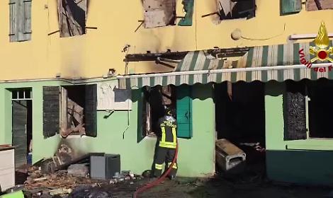 Incendio di Codevigo: lavori di messa in sicurezza ancora in corso