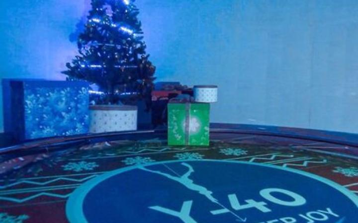 Montegrotto Terme, un albero di Natale a 42 metri di profondit&agrave;