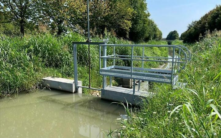 La chiusa sullo scolo Rovega