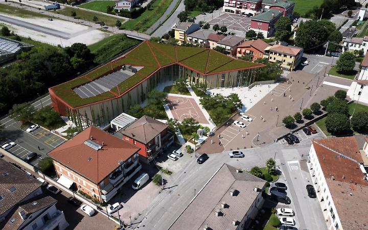 L'area della nuova scuola di Arsego