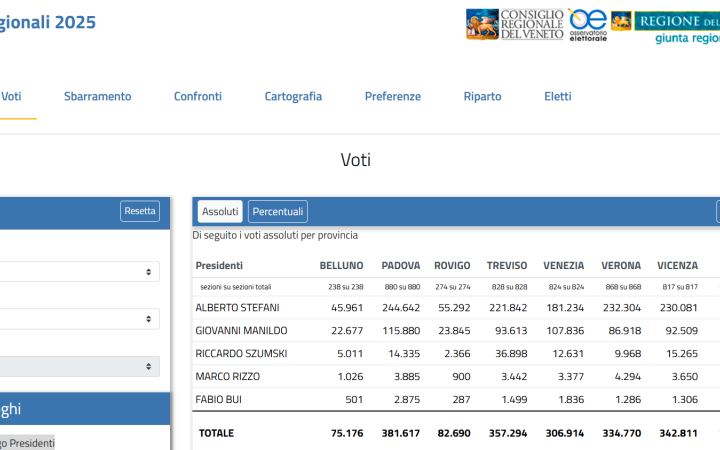 Infografica del portale