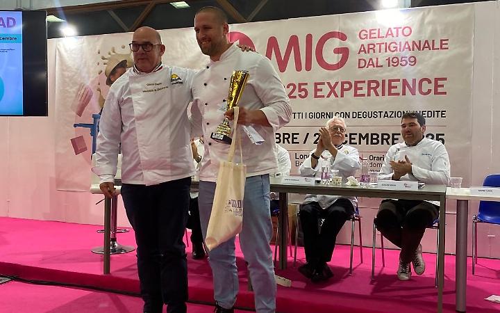 Tommaso Rigoni di Sovizzo sul podio alla MIG Experience 2025