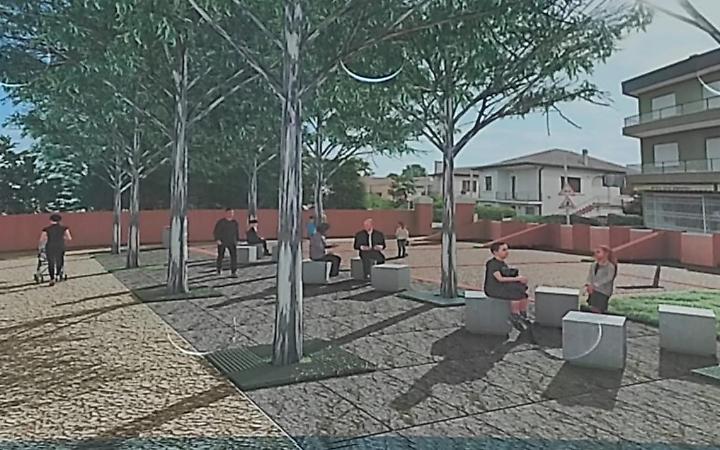 Peraga si rinnova: parte la quarta fase con l'abbattimento dell'ex casa Pavanello e un nuovo percorso ciclopedonale