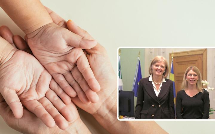 La rettrice Chiara Leardini e Marianna Purgato