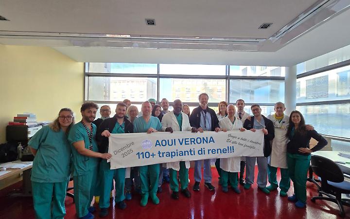Trapianti di rene, Verona apre il nuovo anno all&rsquo;insegna dell&rsquo;innovazione